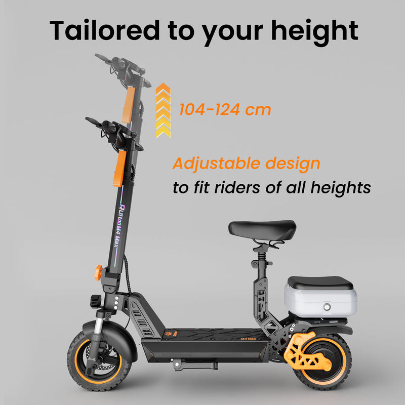 Ruitoo M4 Max Electric Scooter With Seat And Box