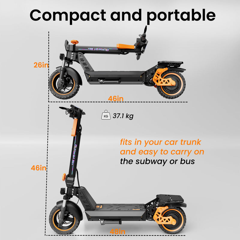 Ruitoo M4 Max Electric Scooter With Seat And Box