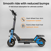 Ruitoo M5 Pro Electric Scooter With Seat And Box