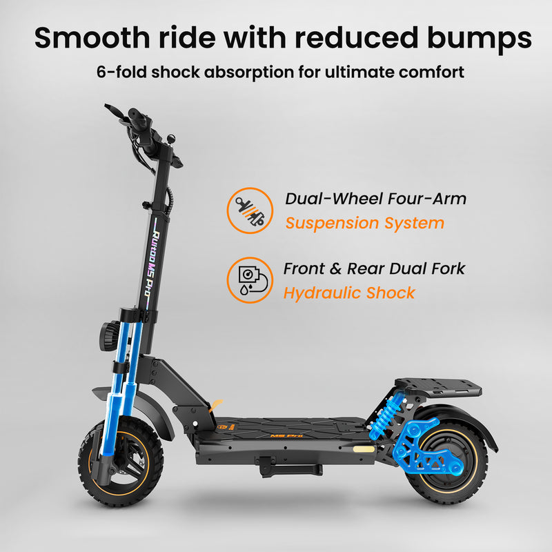 Ruitoo M5 Pro Electric Scooter With Seat And Box