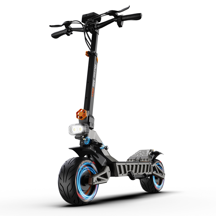 JUN LING Ruitoo M6 Max Electric Scooter Front and Rear Slick Tires